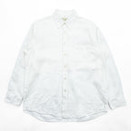 THE IRISH LINEN リネン 長袖シャツ XL ホワイト アイリッシュリネン 麻100% アイルランド製