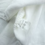 THE IRISH LINEN リネン 長袖シャツ XL ホワイト アイリッシュリネン 麻100% アイルランド製