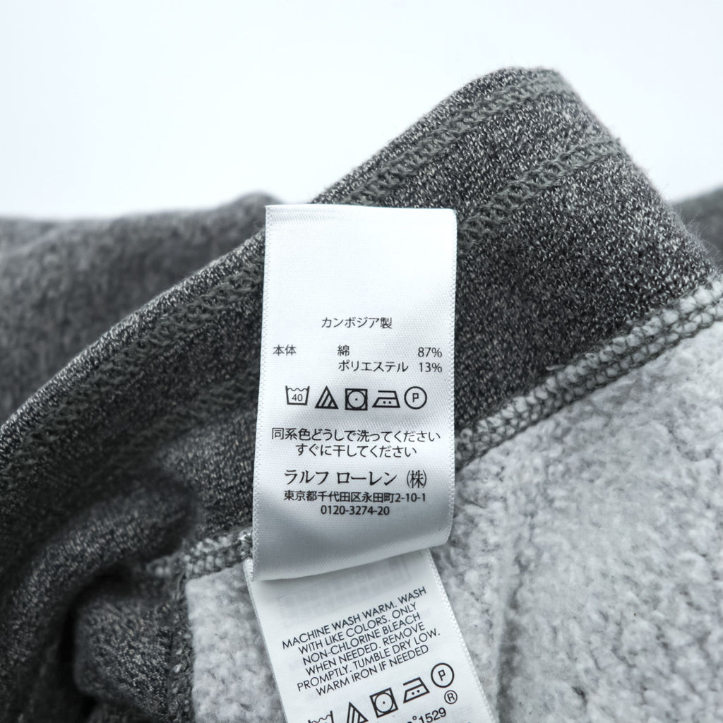 Polo Ralph Lauren ワイド スウェットパンツ XL グレー ドローコード スモールポニー刺繍