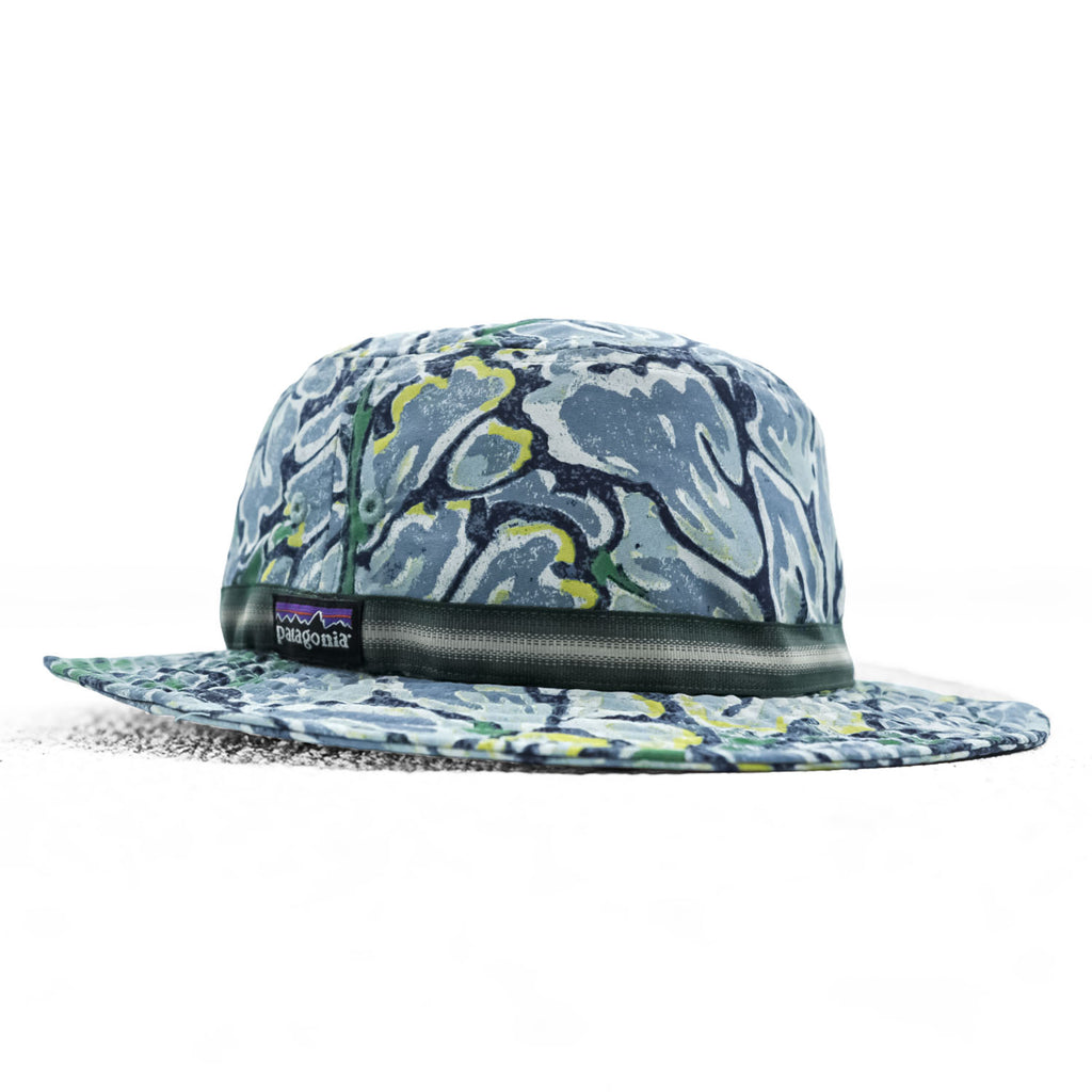 Patagonia バケットハット L ブルー Frank Classic Navy 総柄 ナイロン 28803SP13