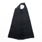 Denim & Supply Ralph Lauren Crochet Knit Tank Dress Black Sleeveless Mesh Boho Size S