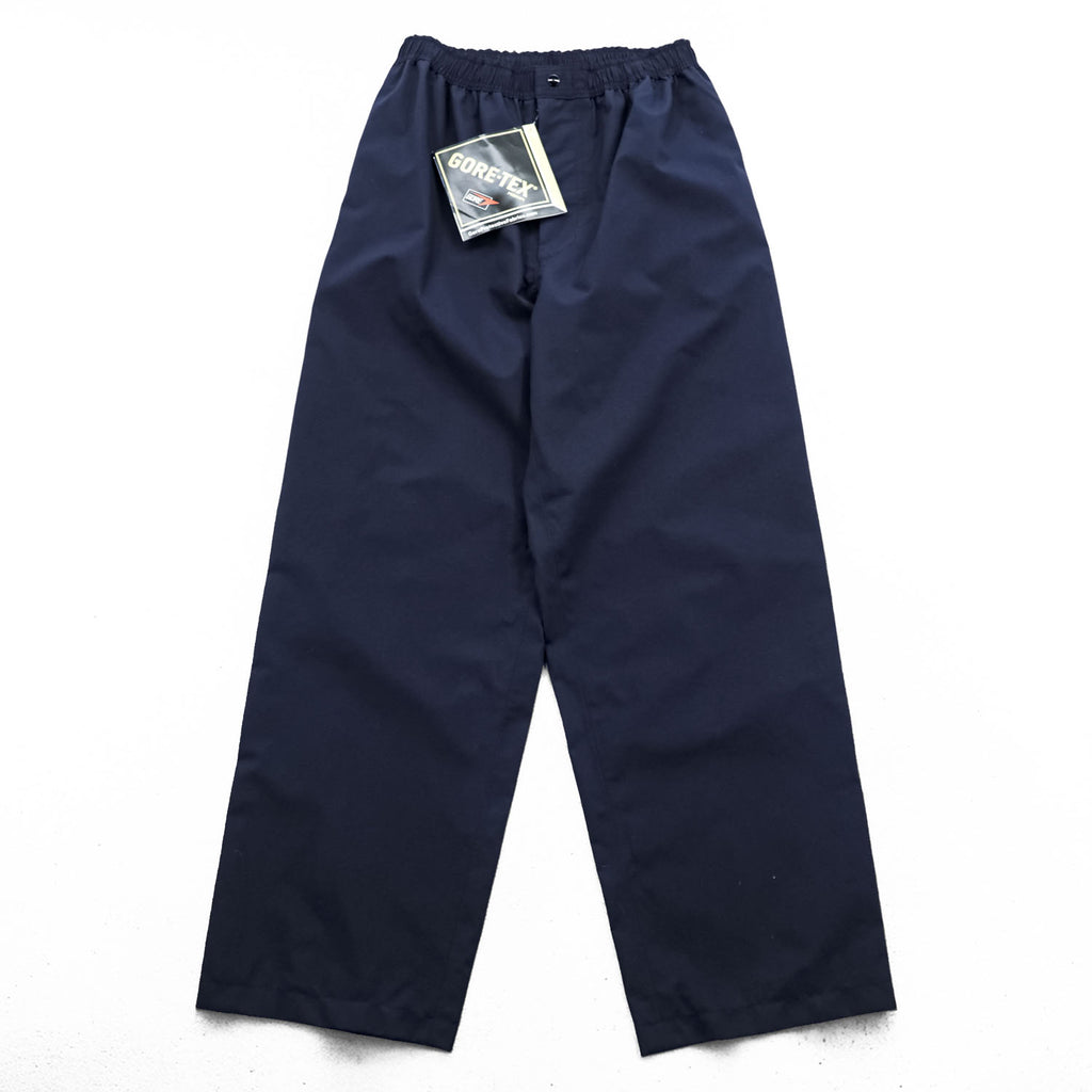 LOGISTIK カナダ製 GORE-TEX シェル レインパンツ M ネイビー 防水 ゴアテックス 未使用品