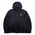 NIKE Club Hoodie Zip Up Hoodie XL Black BV2645-010