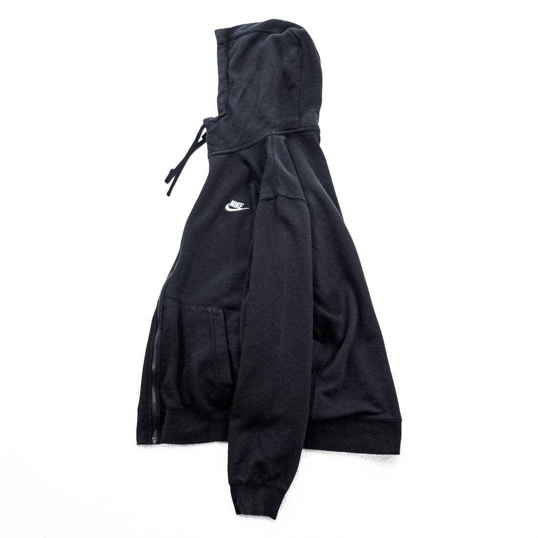 NIKE Club Hoodie Zip Up Hoodie XL Black BV2645-010