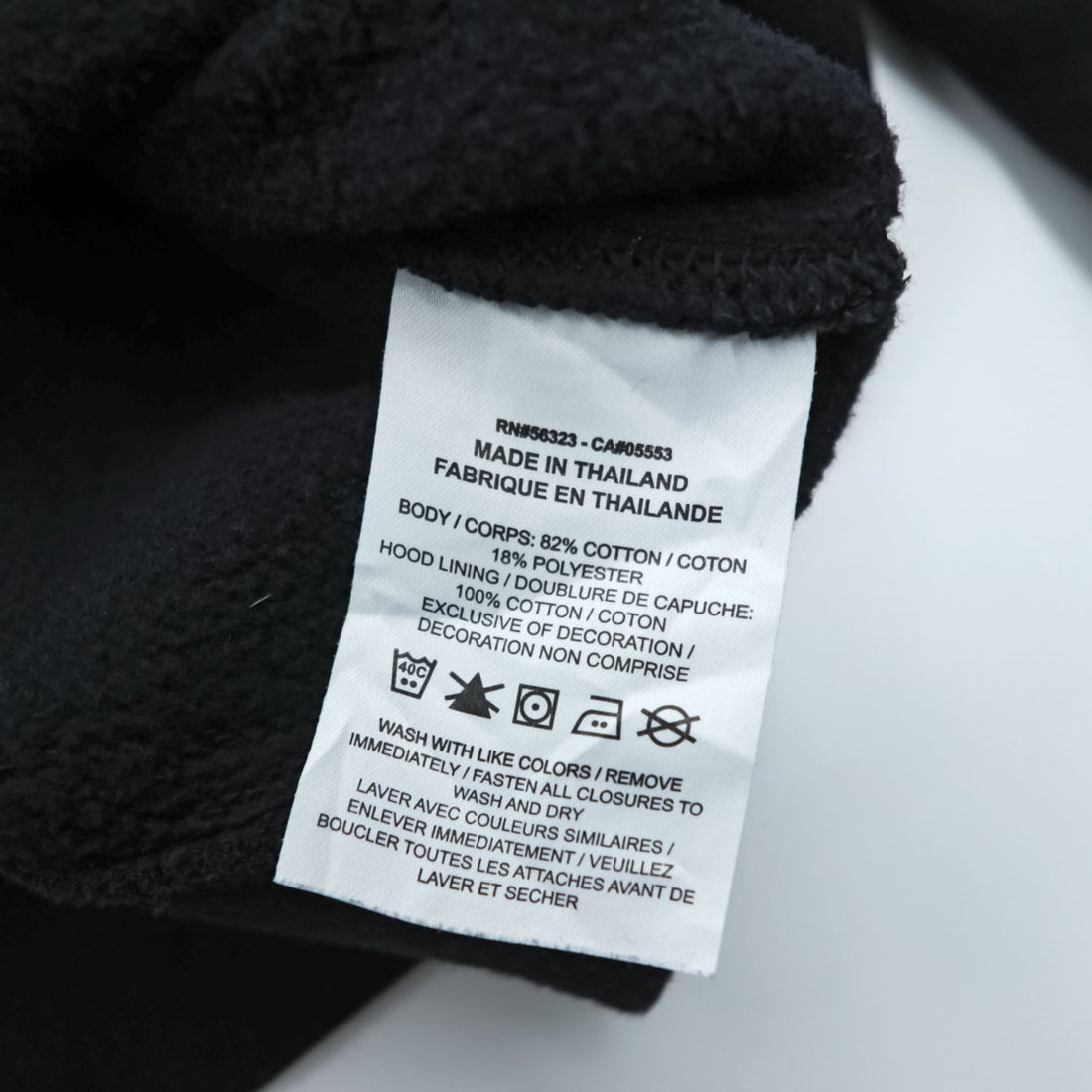 NIKE Club Hoodie Zip Up Hoodie XL Black BV2645-010
