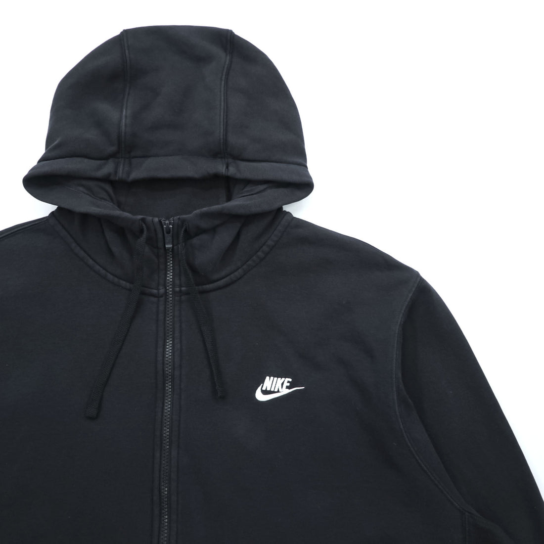 NIKE Club Hoodie Zip Up Hoodie XL Black BV2645-010