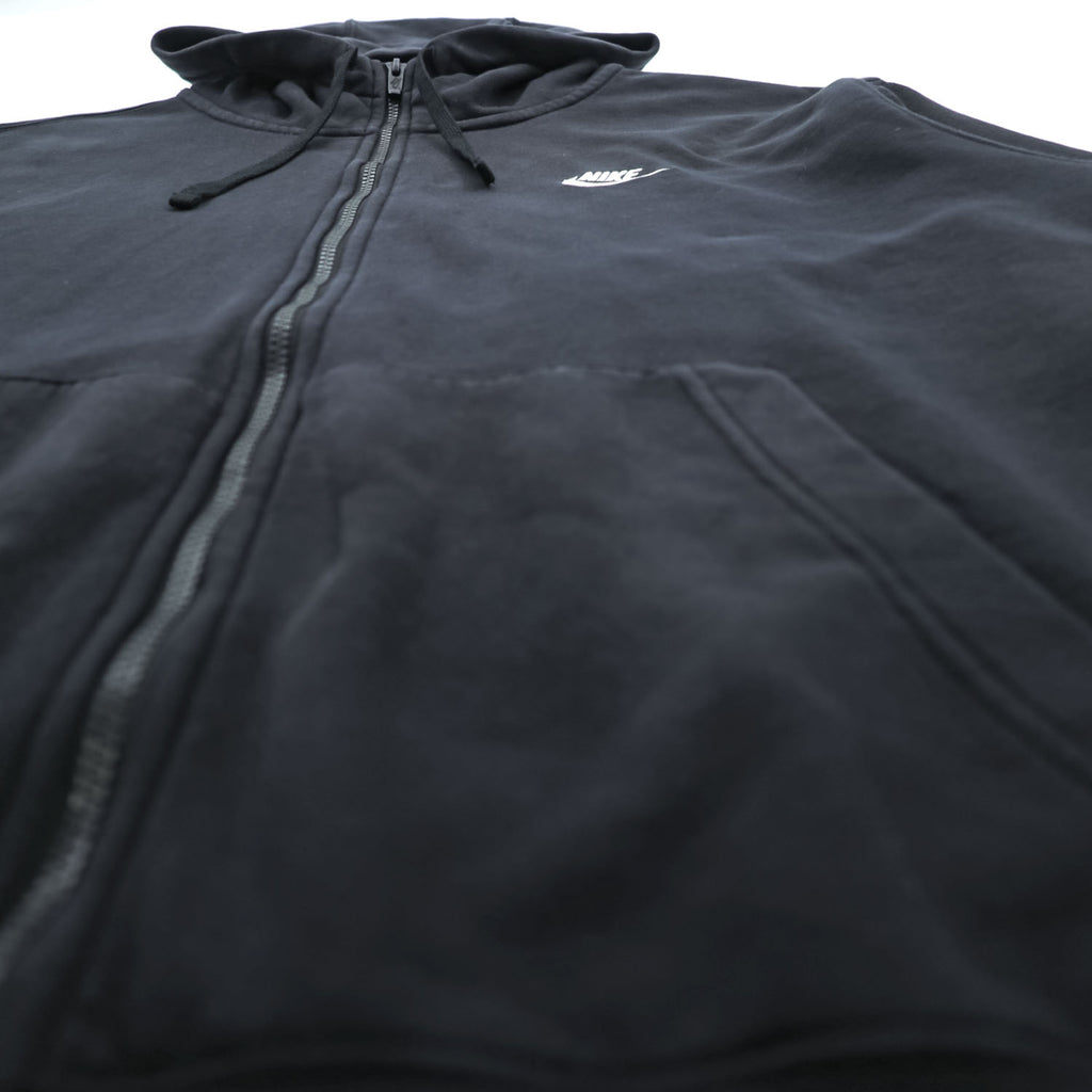 NIKE Club Hoodie Zip Up Hoodie XL Black BV2645-010