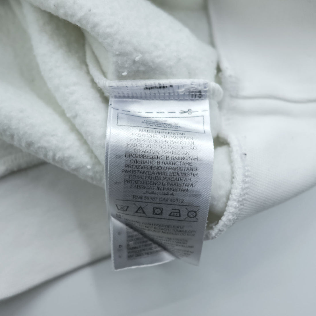 adidas Originals AdiCollar Classic 3-Striped Sweatshirt, Size M, White, Trefoil, HE9483