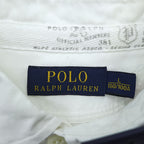 Polo Ralph Lauren Oxford Shirt, Size L, White, Skull Numbering Patch, Unused