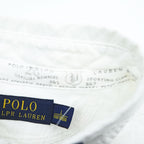 Polo Ralph Lauren Oxford Shirt, Size L, White, Skull Numbering Patch, Unused