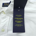 Polo Ralph Lauren Oxford Shirt, Size L, White, Skull Numbering Patch, Unused