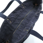 Polo Ralph Lauren Big Pony Tote Bag, Navy Canvas, Vintage Finish