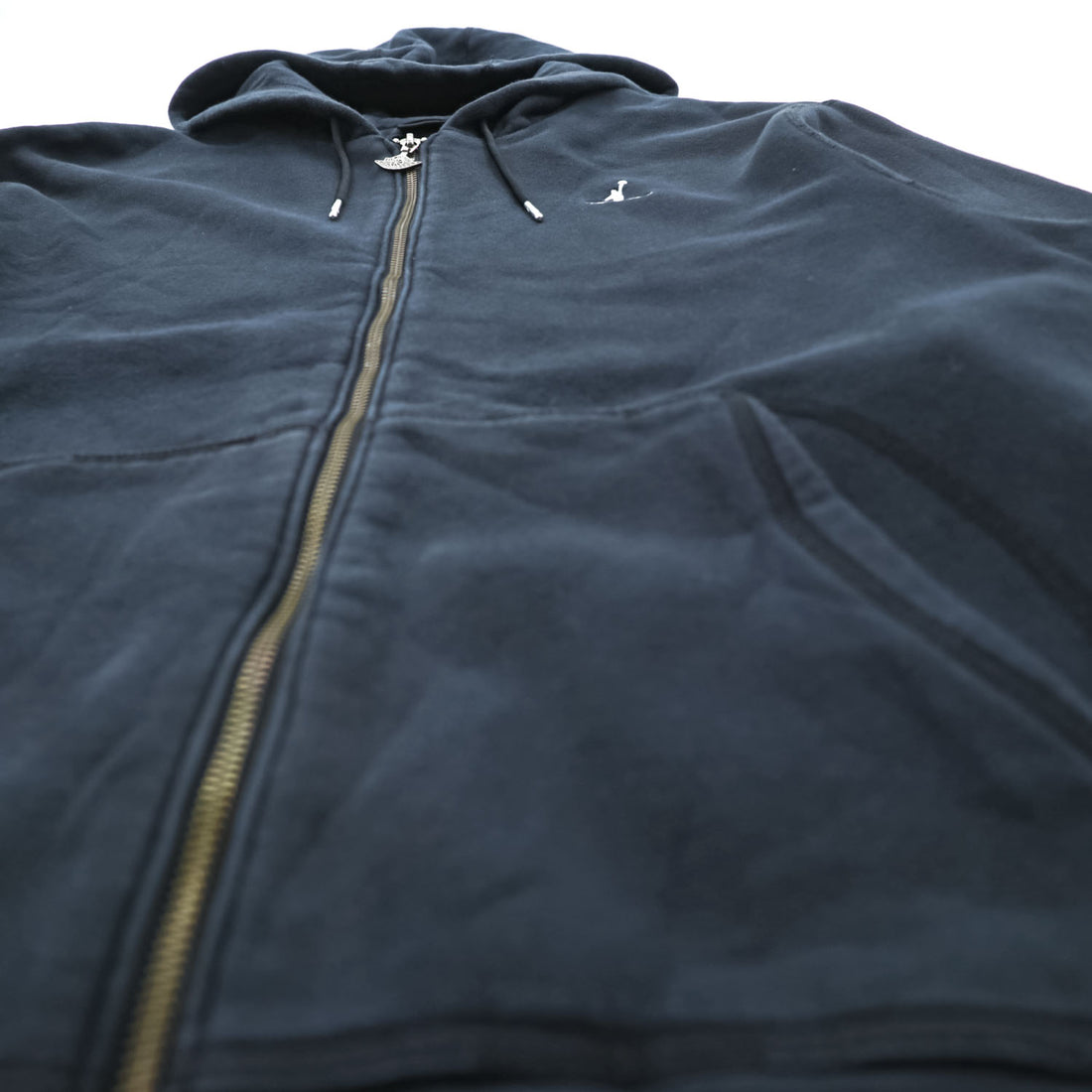JORDAN BRAND (NIKE) Zip Up Hoodie XL ~ Black 413926-010