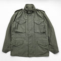United Carr by Buzz Rickson's Power Equipment M-65 Style Field Jacket Olive Gray Hooded Size S