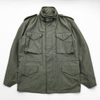 United Carr by Buzz Rickson's Power Equipment M-65 Style Field Jacket Olive Gray Hooded Size S