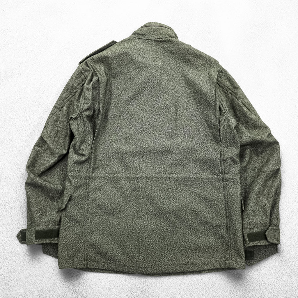 United Carr by Buzz Rickson's Power Equipment M-65 Style Field Jacket Olive Gray Hooded Size S