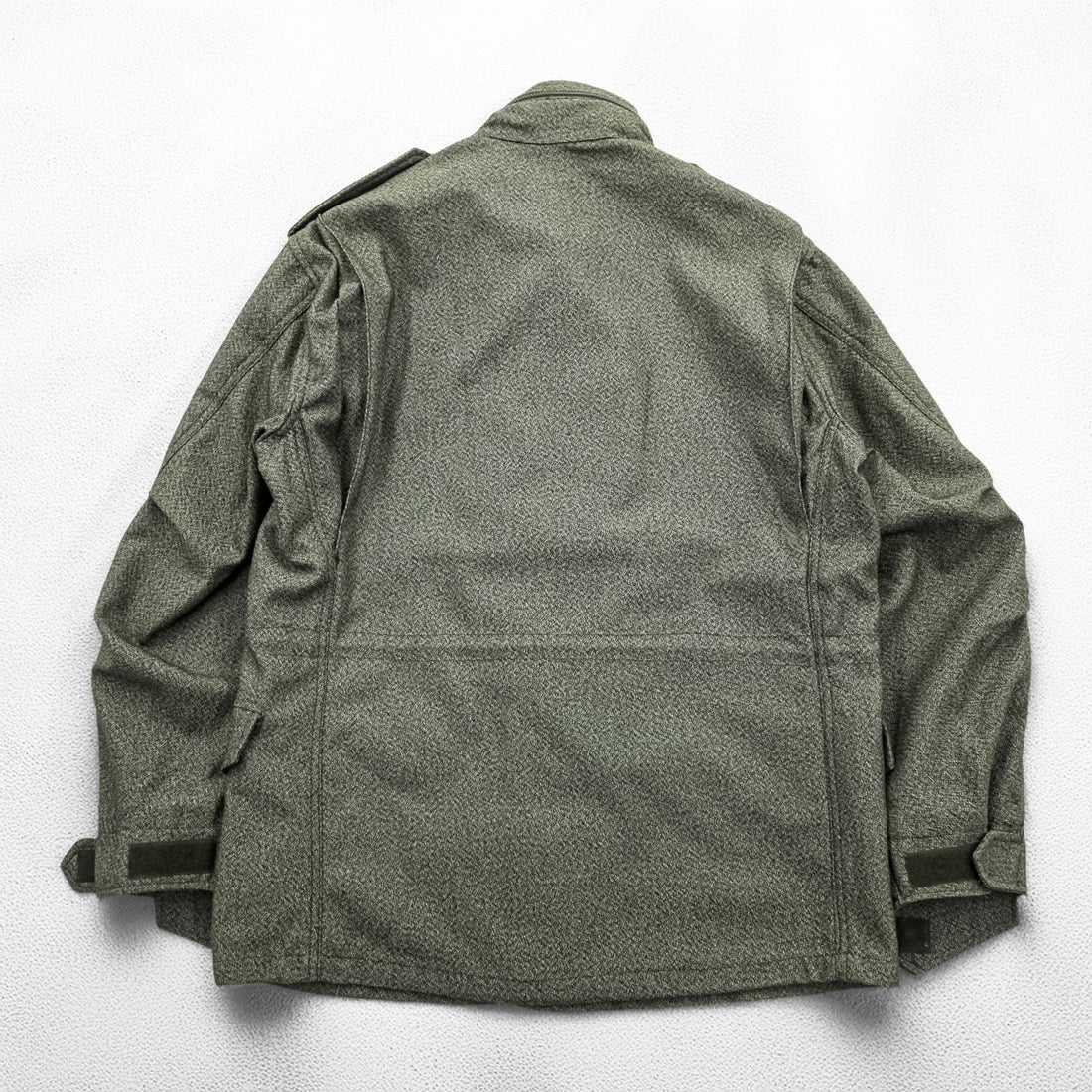 United Carr by Buzz Rickson's Power Equipment M-65 Style Field Jacket Olive Gray Hooded Size S