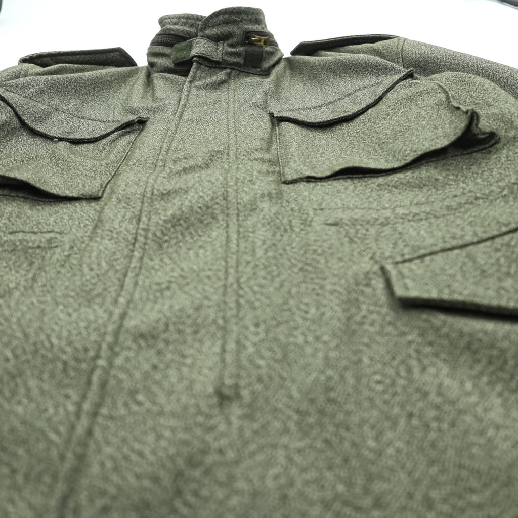 United Carr by Buzz Rickson's Power Equipment M-65 Style Field Jacket Olive Gray Hooded Size S