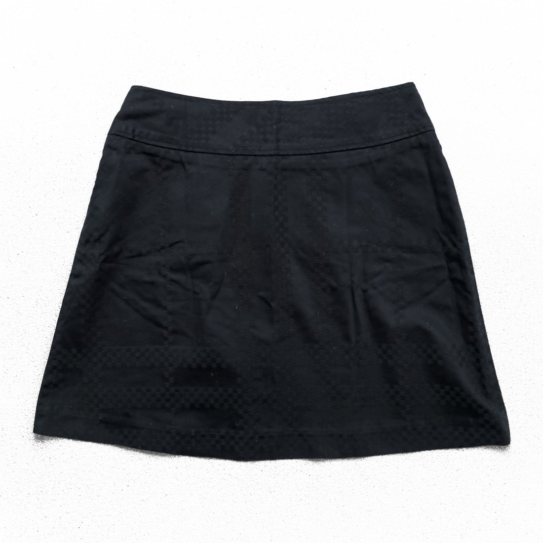 BURBERRY ラップスカート L ブラック ノバチェック シャドーチェック 膝丈