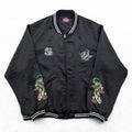 TOWNCRAFT Souvenir Jacket, Size L, Black, FREAK'S STORE Exclusive, Town Folk Art JAPAN, Tsutenkaku Tower Dragon Embroidery, IDEAL Zipper, 221-1531