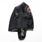 TOWNCRAFT Souvenir Jacket, Size L, Black, FREAK'S STORE Exclusive, Town Folk Art JAPAN, Tsutenkaku Tower Dragon Embroidery, IDEAL Zipper, 221-1531