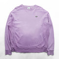 LACOSTE Reverse Weave Sweatshirt, Size L, Purple, LIVE, Unisex, SH8054
