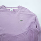 LACOSTE Reverse Weave Sweatshirt, Size L, Purple, LIVE, Unisex, SH8054