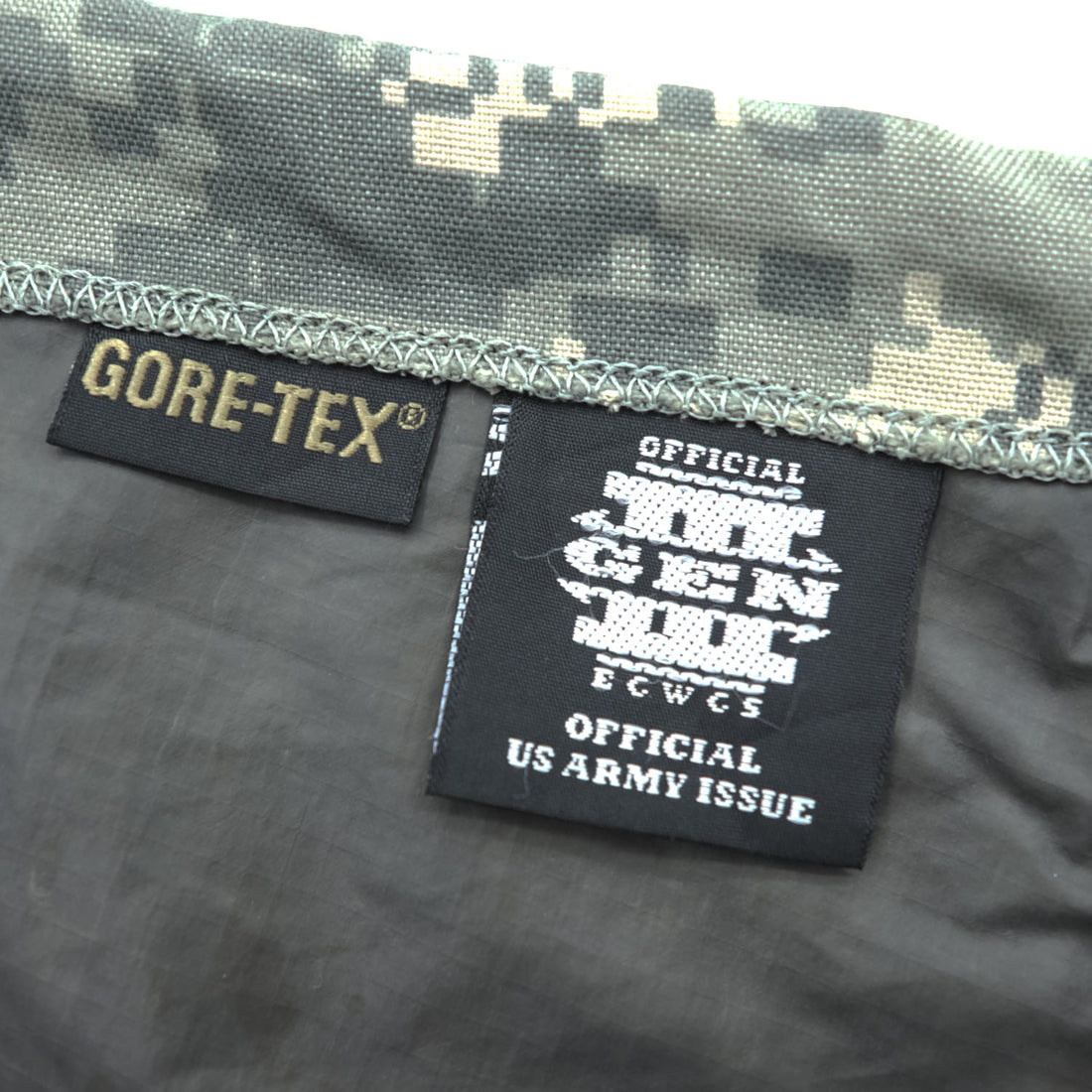 US Army ECWCS Gen III Level 6 Gore-Tex UCP ACU Wet Weather Trousers Large Regular