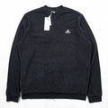 adidas terry cloth sweatshirt, size M, black, CORE CREW, Unused, HN4551
