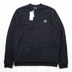 adidas terry cloth sweatshirt, size M, black, CORE CREW, Unused, HN4551