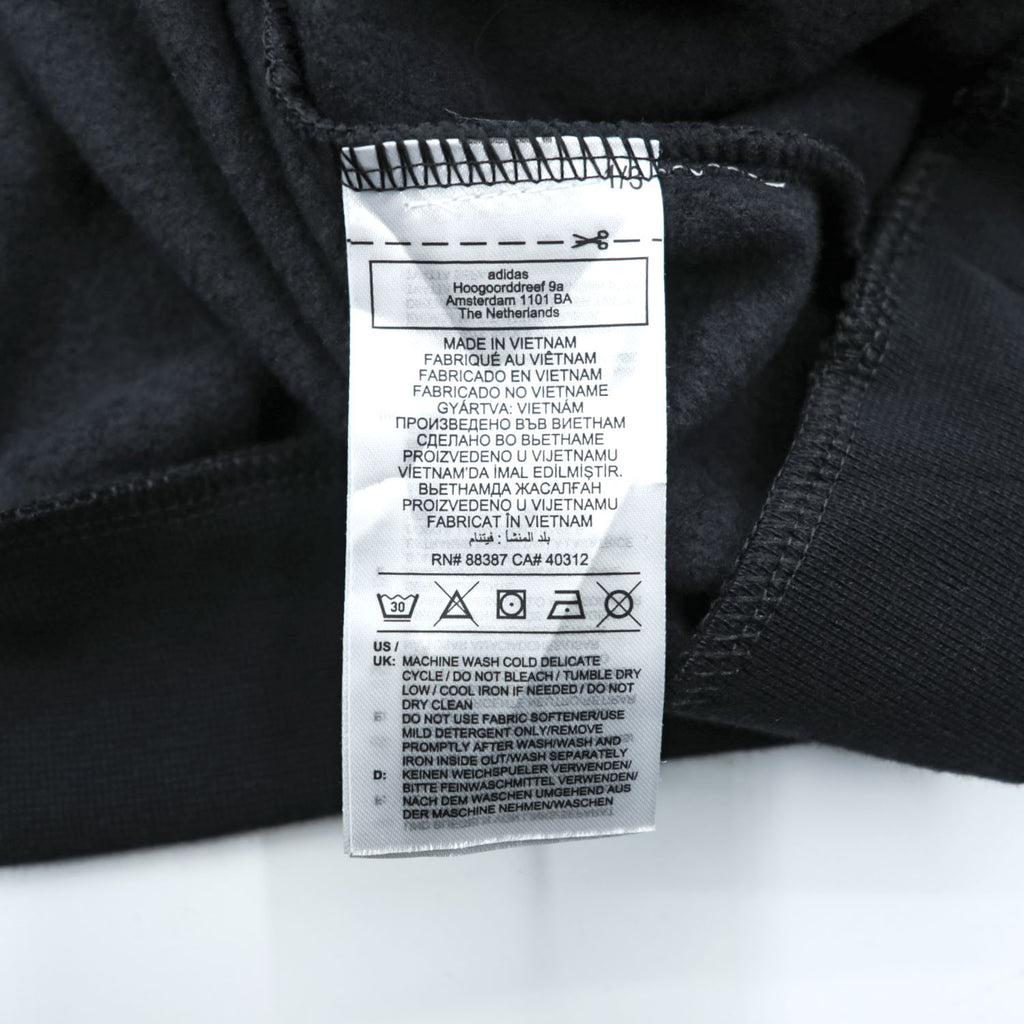 adidas terry cloth sweatshirt, size M, black, CORE CREW, Unused, HN4551