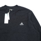 adidas terry cloth sweatshirt, size M, black, CORE CREW, Unused, HN4551
