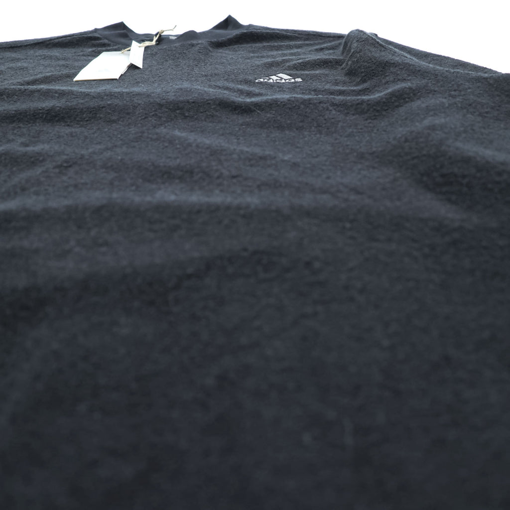 adidas terry cloth sweatshirt, size M, black, CORE CREW, Unused, HN4551