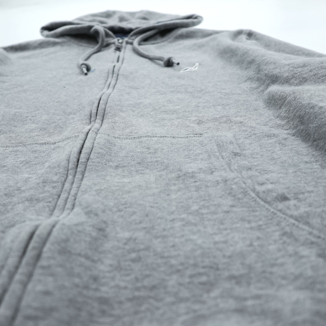 NAUTICA Zip Up Hoodie L Gray Cotton K83070