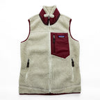 Patagonia クラシック レトロX Classic Retro-X Vest ボア フリースベスト S ナチュラル ベージュ STY23083