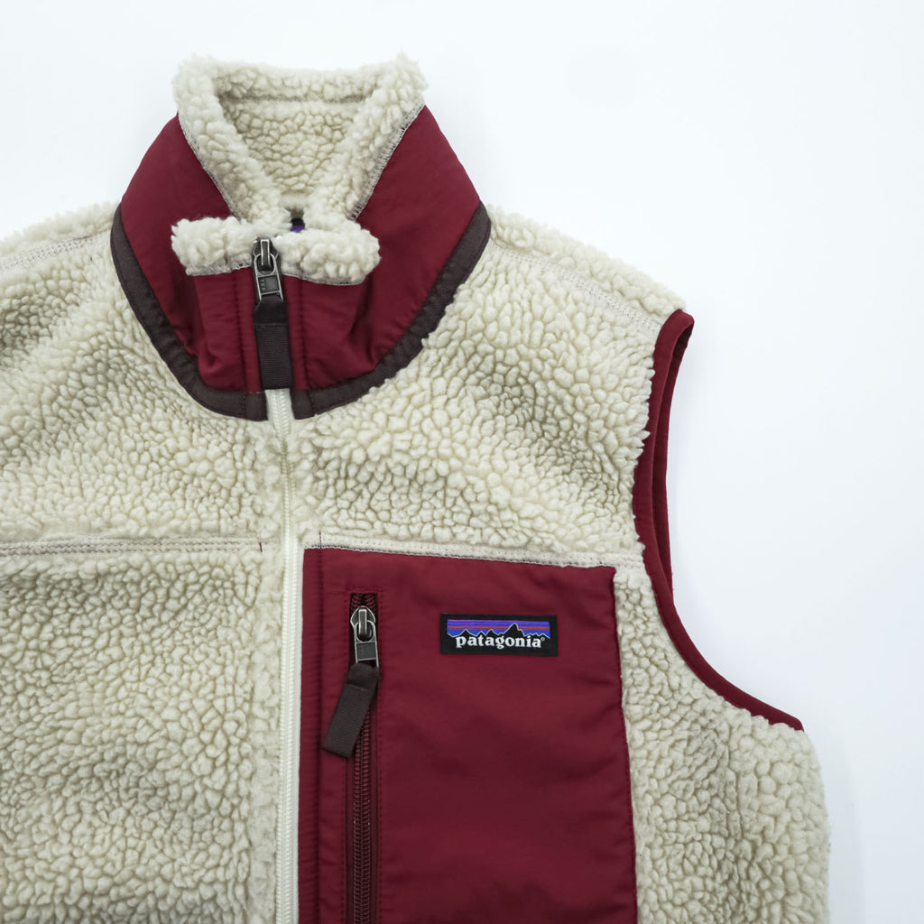 Patagonia クラシック レトロX Classic Retro-X Vest ボア フリースベスト S ナチュラル ベージュ STY23083