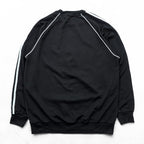 adidas Originals Sweatshirt, Size 2XL, Black, Prime Blue, 3-Striped Trefoil logo, GU8210