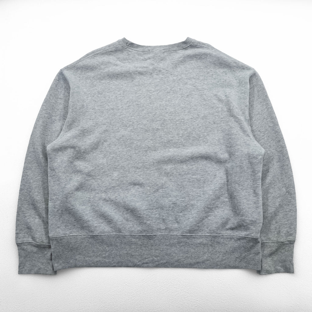 Polo Ralph Lauren POLO JEANS CO. 90s Vintage Stars and Stripes Logo Print Sweatshirt L Gray