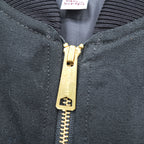 carhartt ダック 中綿 ワークベスト 2XL ブラック キルティング ジップアップ V01 ビッグサイズ
