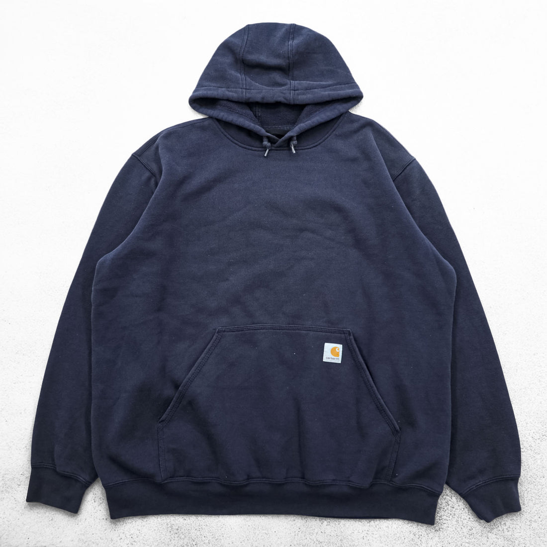 carhartt ルーズフィット プルオーバー パーカー XL ネイビー LOOSE FIT カンガルーポケット TS0121