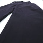 40s Vintage US Navy Naval Clothing Factory Wool Sailor Pants Lace Back Anchor Button A Zip Dark Navy