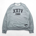 NIKE French Crew Sweatshirt, Size L, Gray, XXIV BATTLE KOBE BRYANT, 452335-063