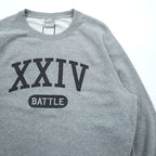 NIKE French Crew Sweatshirt, Size L, Gray, XXIV BATTLE KOBE BRYANT, 452335-063