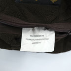 Barbour リバーシブル キルティングベスト フリースライナー XL ブラウン ナイロン MLI0002