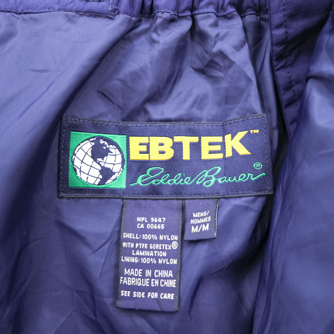 Eddie Bauer Vintage 90s Gore-Tex Waterproof Shell & Outdoor Pants M Blue EBTEK
