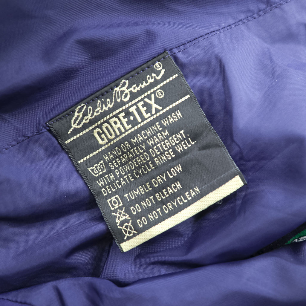 Eddie Bauer Vintage 90s Gore-Tex Waterproof Shell & Outdoor Pants M Blue EBTEK
