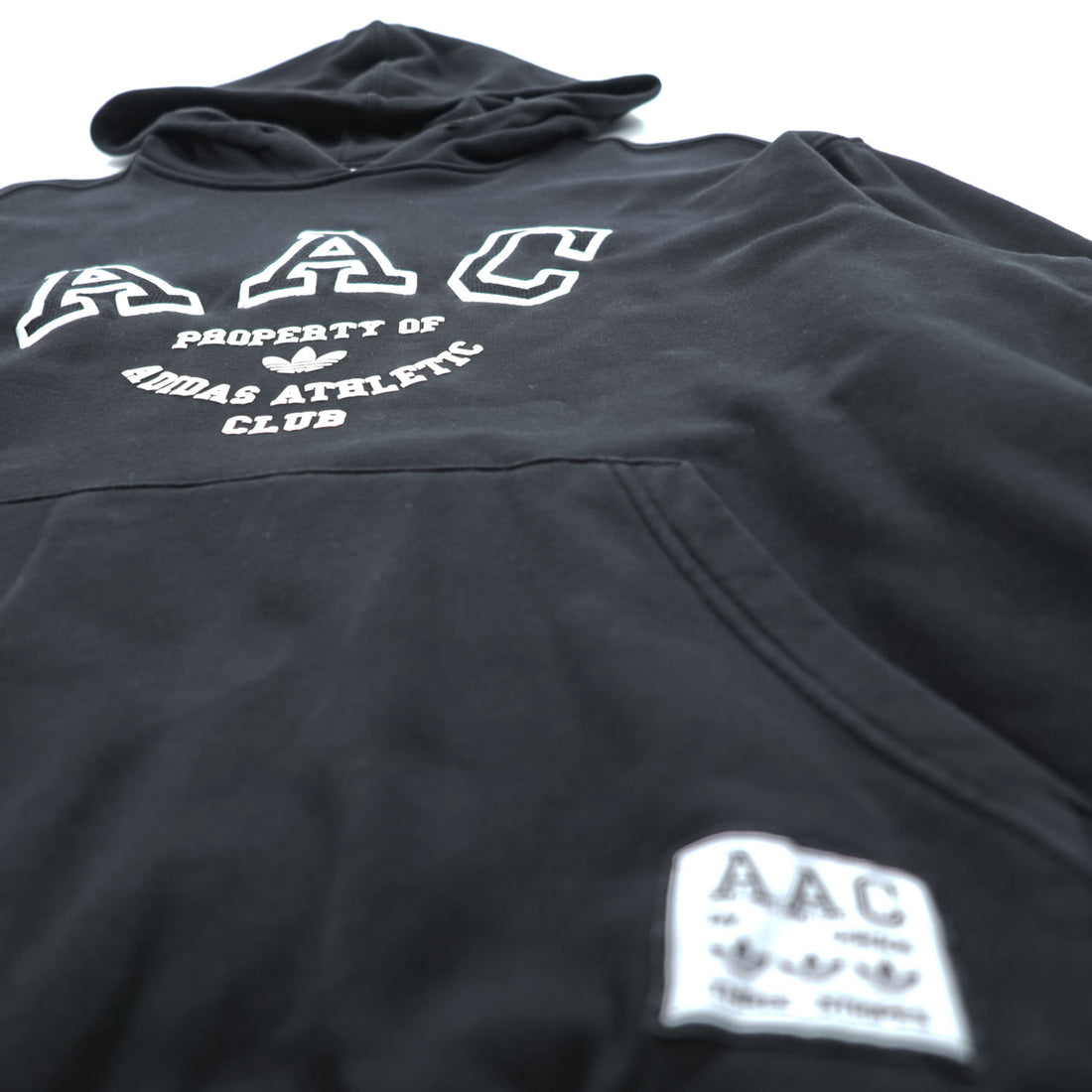 adidas Originals AAC Hoodie, Size XL, Black, Arch Logo, Trefoil, HZ0700