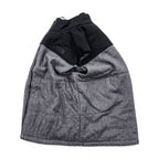 THE NORTH FACE ウールブレンド 中綿 ダウンベスト XL グレー ブラック ドローコード バイカラー A9U7