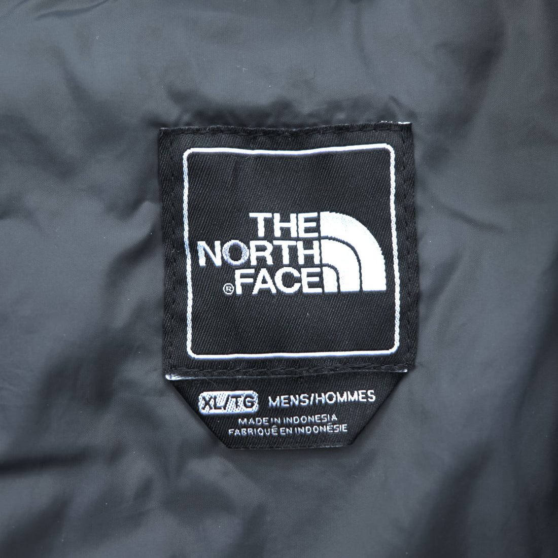 THE NORTH FACE ウールブレンド 中綿 ダウンベスト XL グレー ブラック ドローコード バイカラー A9U7