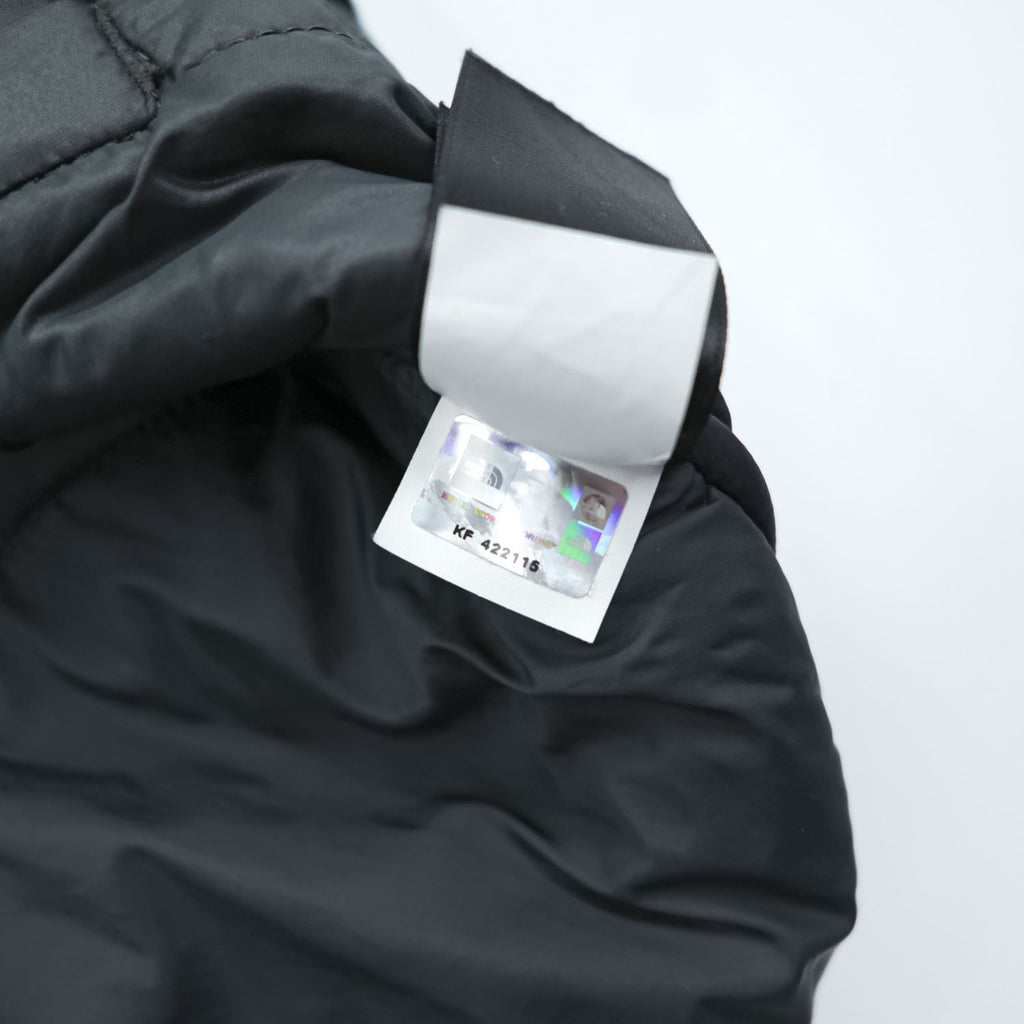 THE NORTH FACE ウールブレンド 中綿 ダウンベスト XL グレー ブラック ドローコード バイカラー A9U7